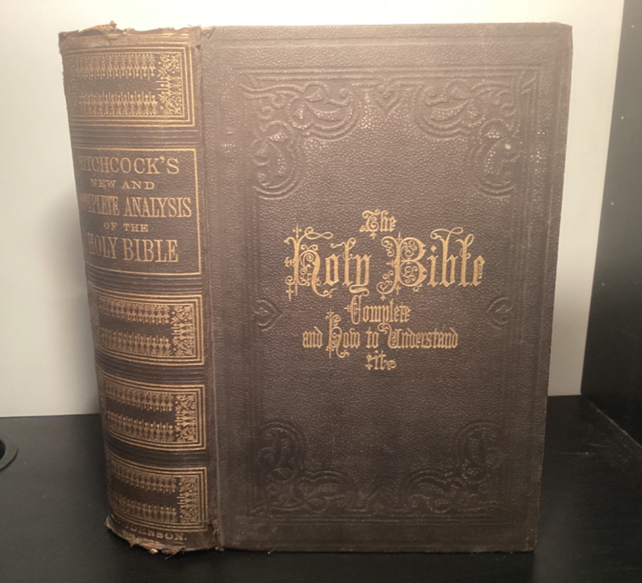 1872 Hitchcock’s New & Complete Analysis Of The Holy Bible – Illustrated