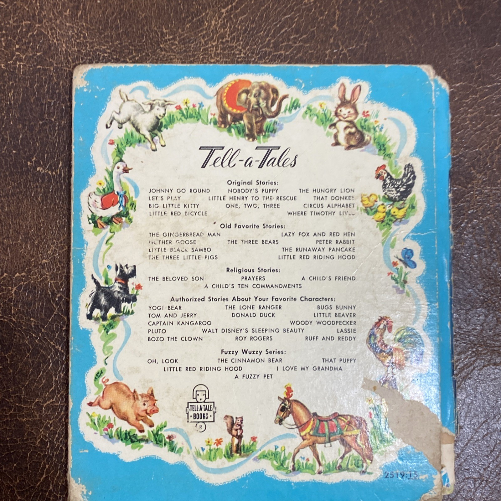 Vtg Whitman Tell-a-Tale Books Lot of 3 Children’s Books