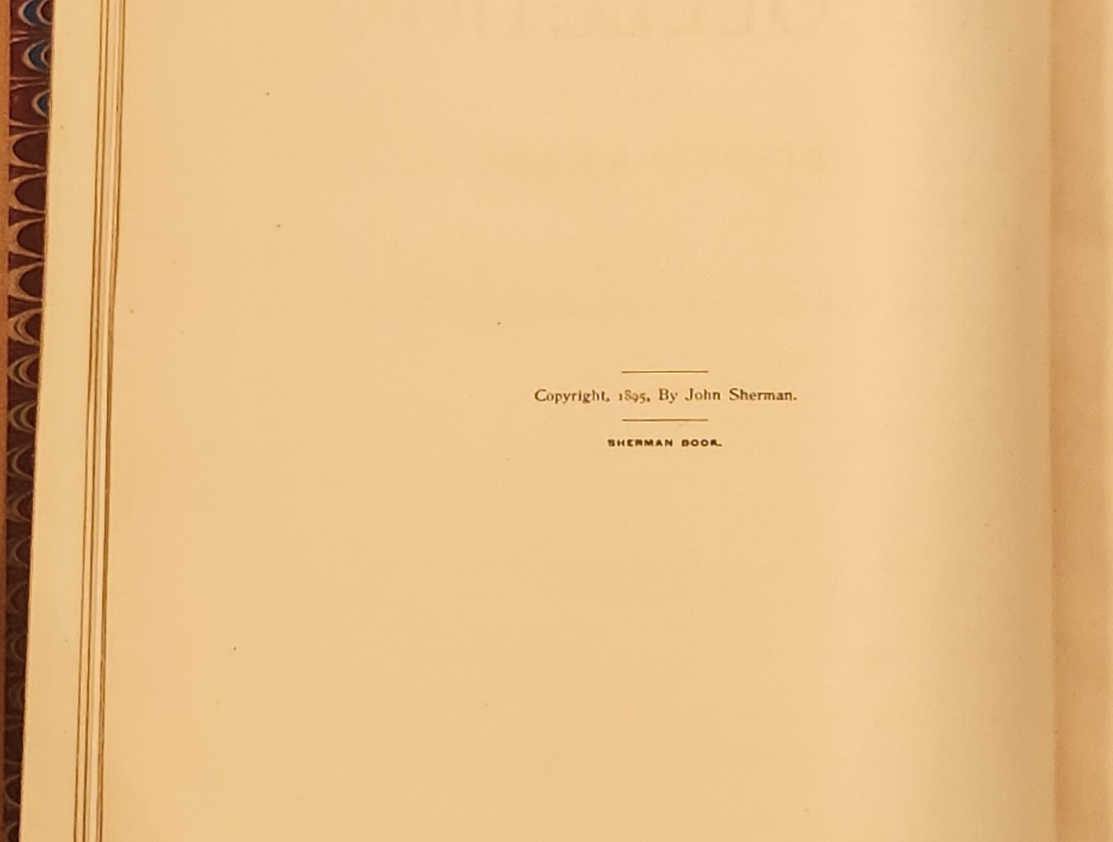 John Sherman’s Recollections of Forty Years in the House and Senate. Leather.