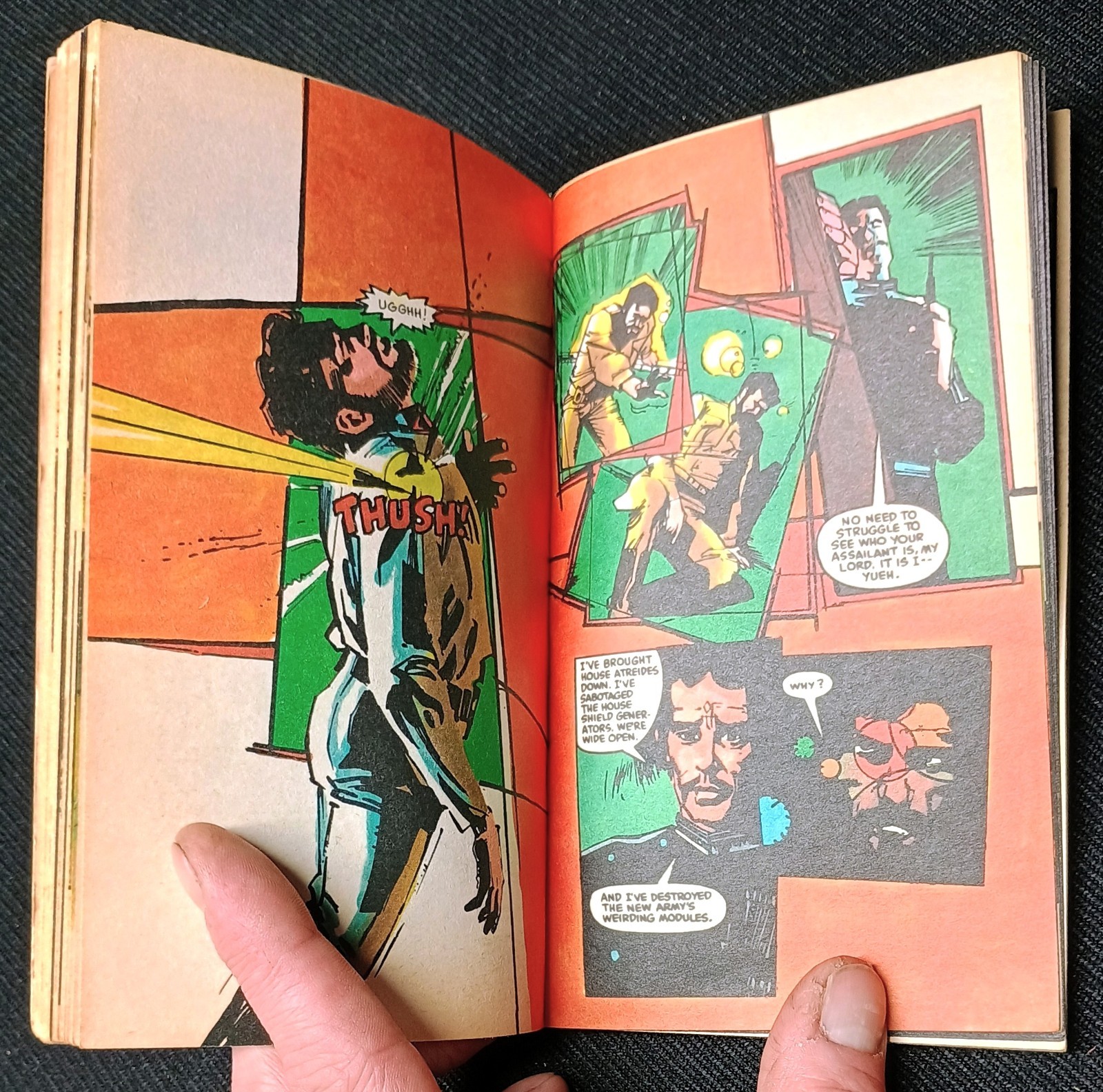 Vintage paperback MARVEL COMICS PRESENTS DUNE comic book film 1984 SIENKIEWICZ