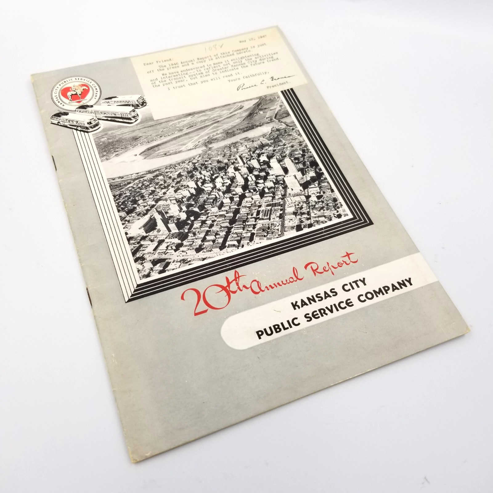 20th Annual Report of the Kansas City Public Service Company – 1947 Transit