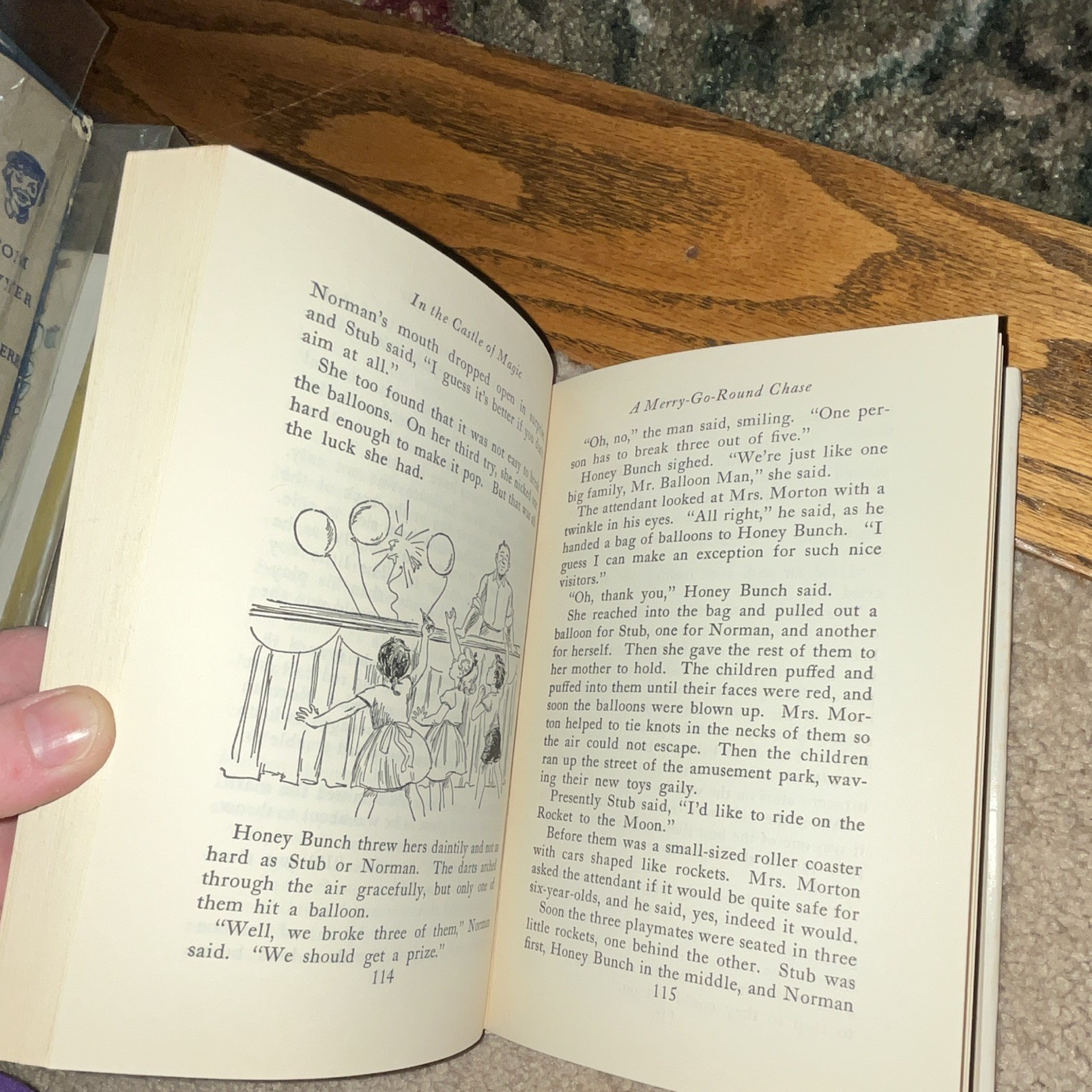 HONEY BUNCH AND NORMAN IN CASTLE OF MAGIC ~ Helen Louise Thorndyke HC/DJ 1959 G1