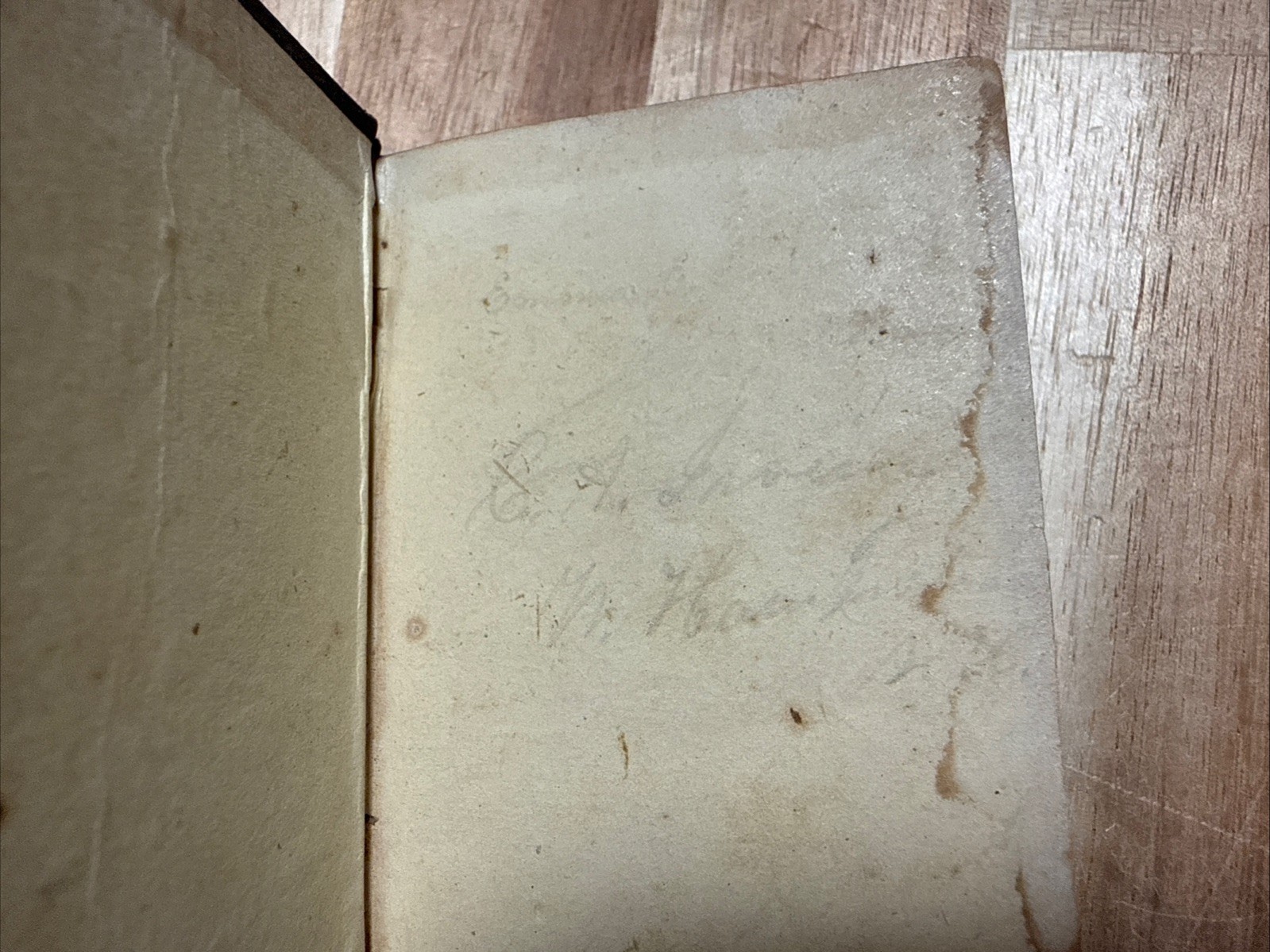 1852 NEW TESTAMENT pocket AMERICAN BIBLE SOCIETY leather PRE CIVIL WAR antique