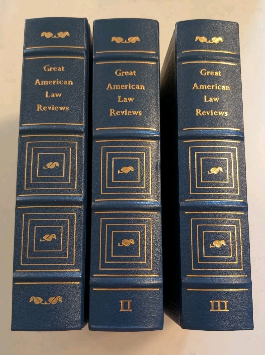 Great American Law Reviews (3 volumes)