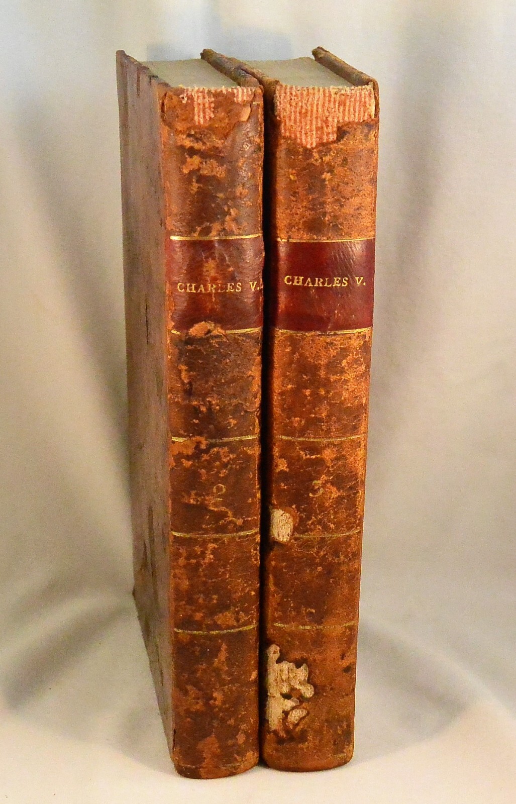 HISTORY OF THE REIGN OF THE EMPEROR CHARLES V 1804 1st American Ed Vol 2 and 3