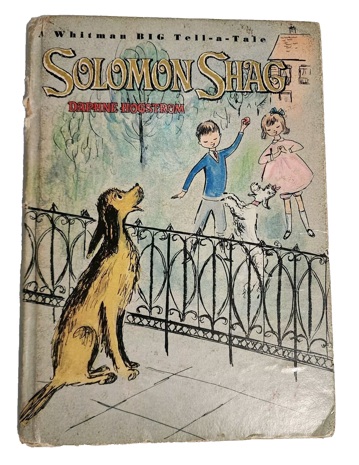 1965 Solomon Shag – A Whitman BIG Tell-A-Tale Book Yellow Dog Daphne Hogstrom