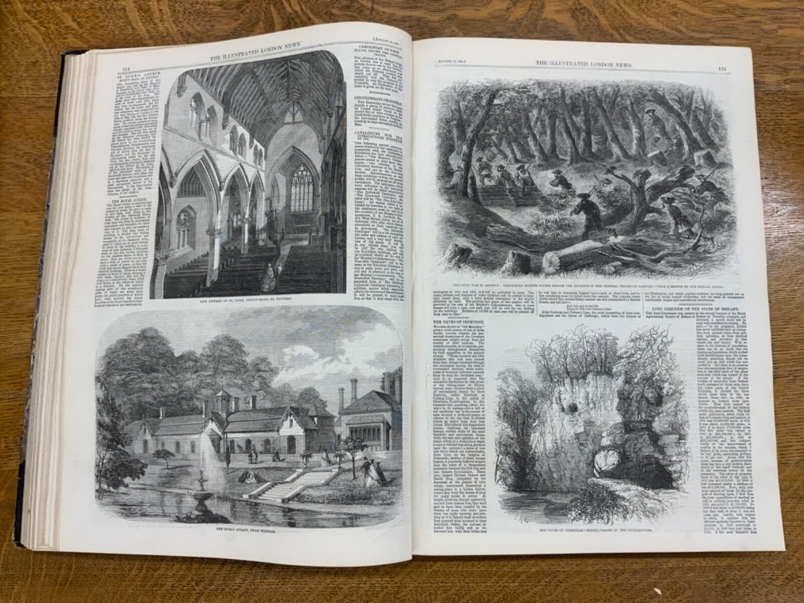 1861 Illus. London News: Vol. XXXIX, Jul – Dec., Nos. 1097-1124 – Am. Civil War