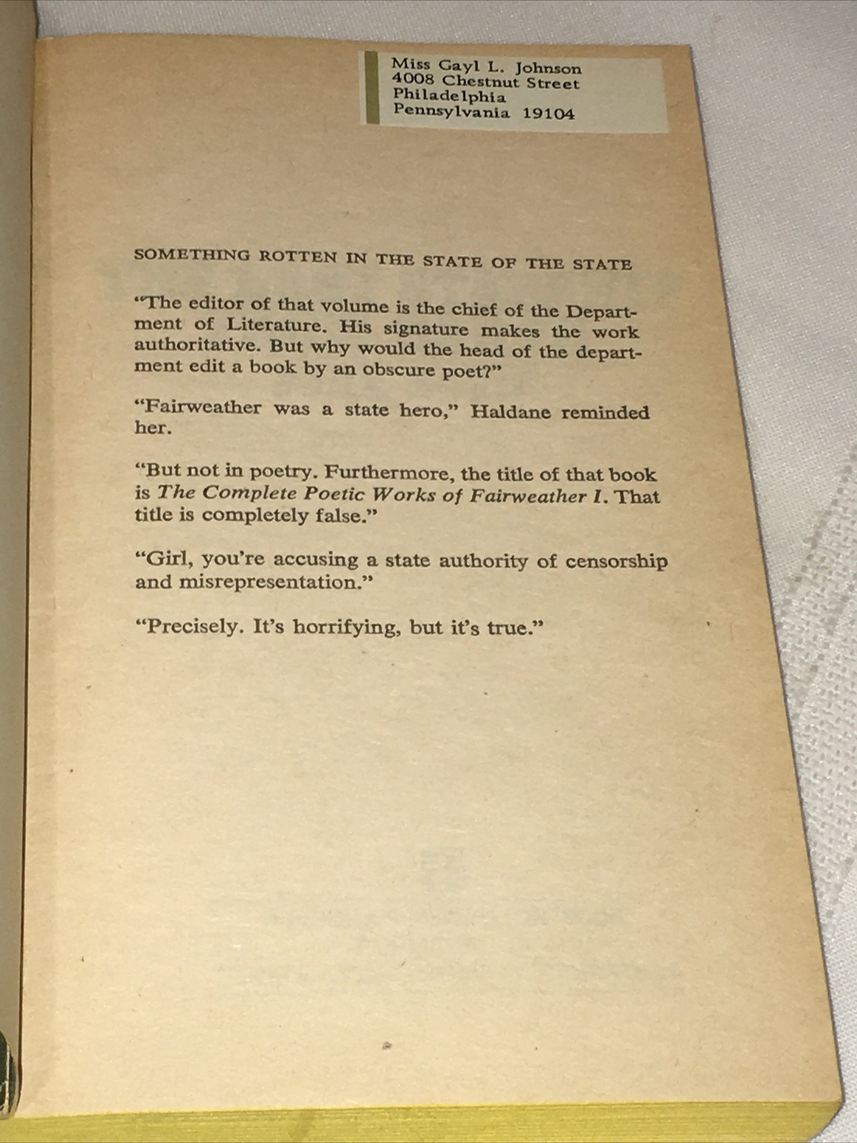 1969 First Edition First Print The Last Starship From Earth John Boyd