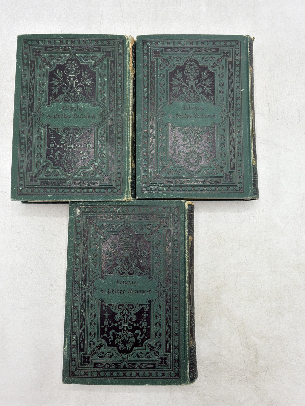 Goethe Werke Auswahl 3 Vols Reclam Leipzig 1-12 German Antique Set