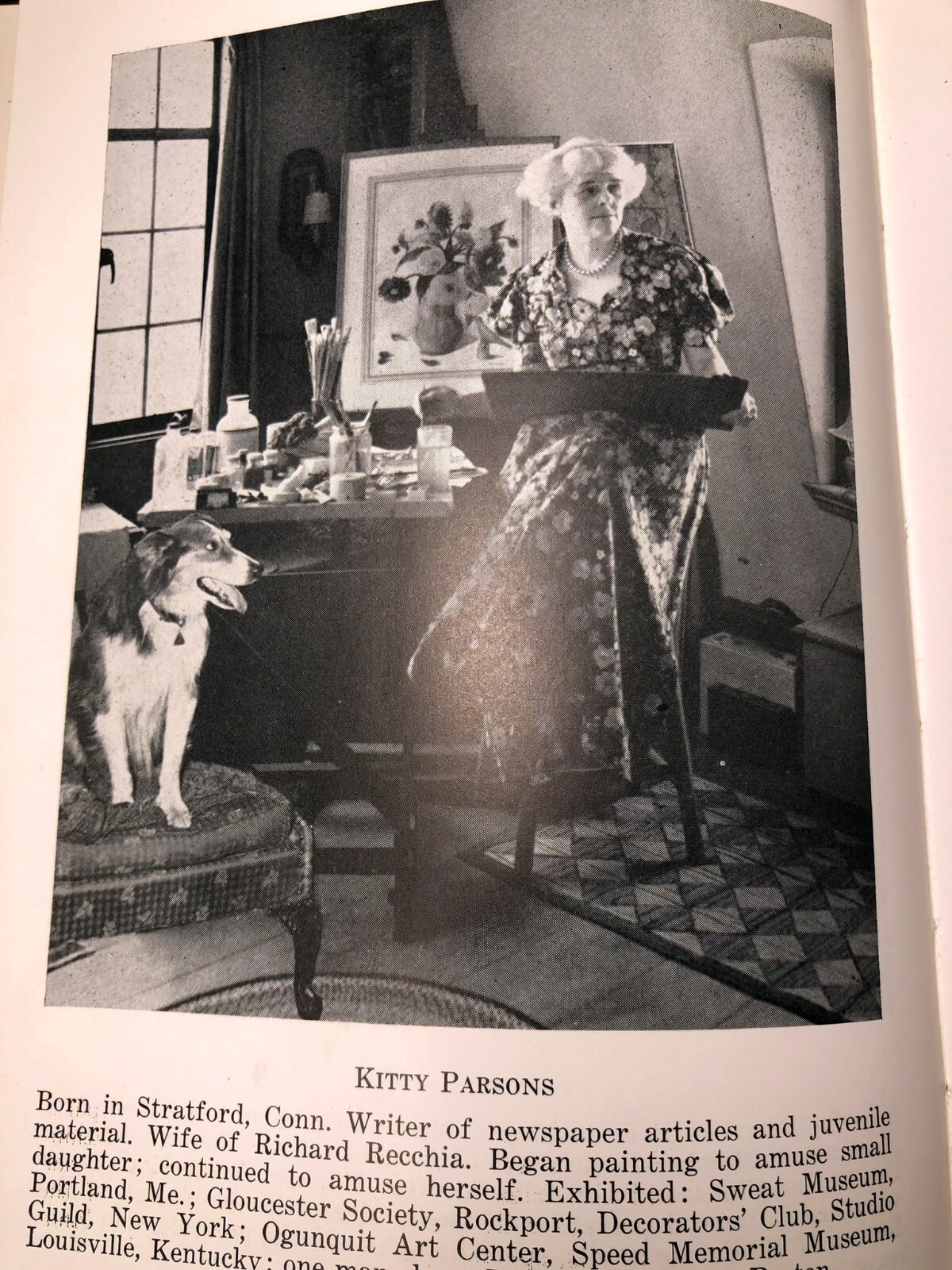 Rockport Art Association Cape Ann, MA – Signed by Kitty Parsons 1940
