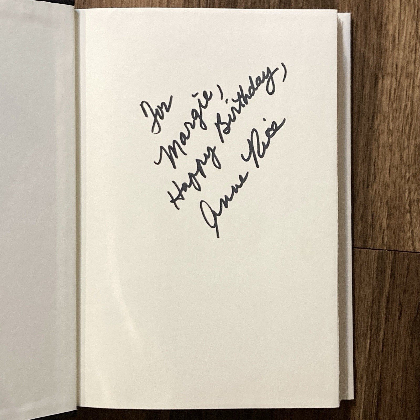 *Signed* Memnoch the Devil – Anne Rice (1st edition 2nd print HC) Knopf, 1995
