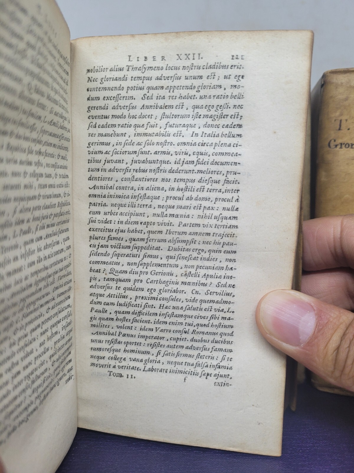 Titi Livii Historiarum Libri 1645/1644 ~ Titus‘ History of Rome ~ Four Volumes