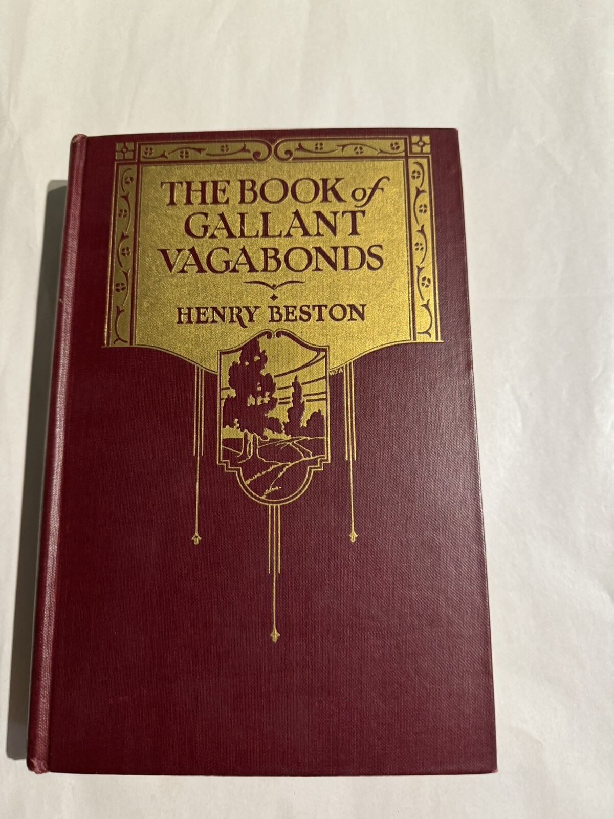 The Book of Gallant Vagabonds, by Henry Beston – 1925 – 1st Ed Antique HC Book