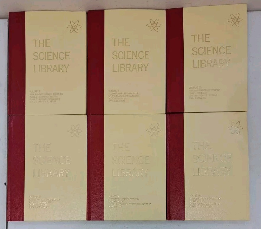 Vintage 1978 Printing The Science Library Volumes 1 Through 6