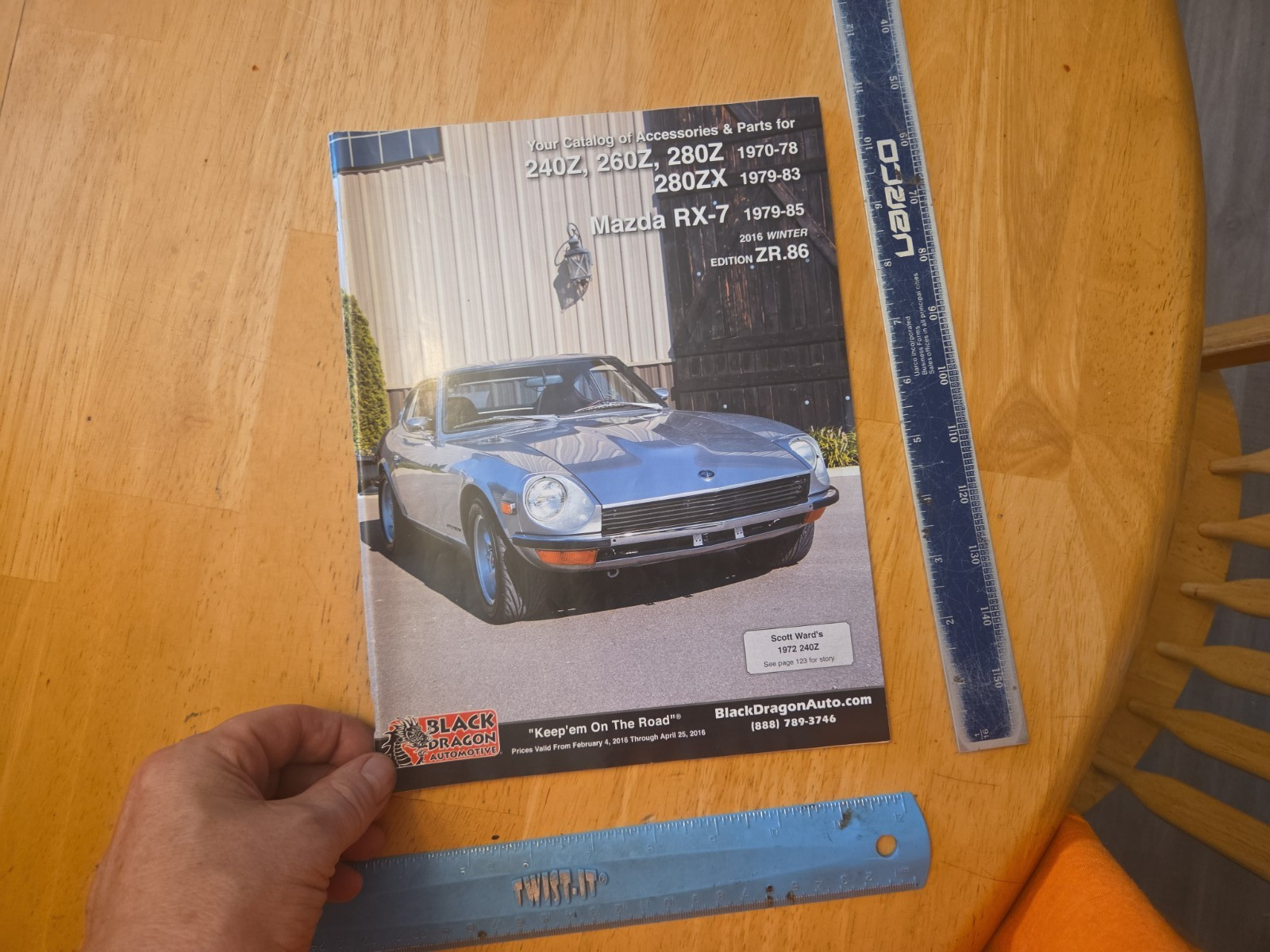 Black Dragon Automotive 240Z, 260Z, 280Z Mazda RX-7 2016 Winter Catalog