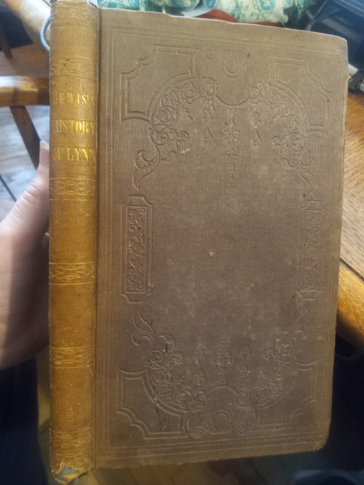 1844 HISTORY OF LYNN INCLUDING NAHANT ILLUST 1ST ED BY EDWIN M STONE