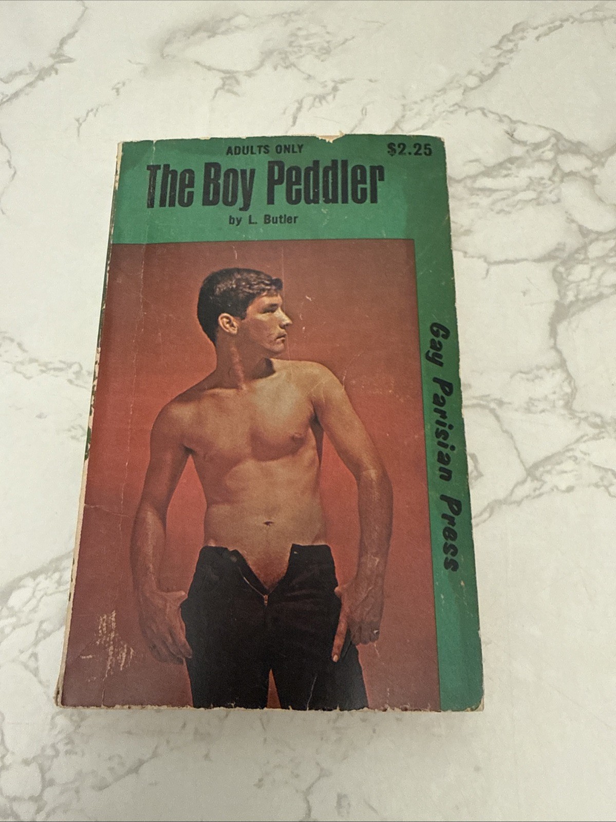 The Boy Peddler By L. Butler-Vintage PB 1970 Gay Parisian Press-LGBT Interests