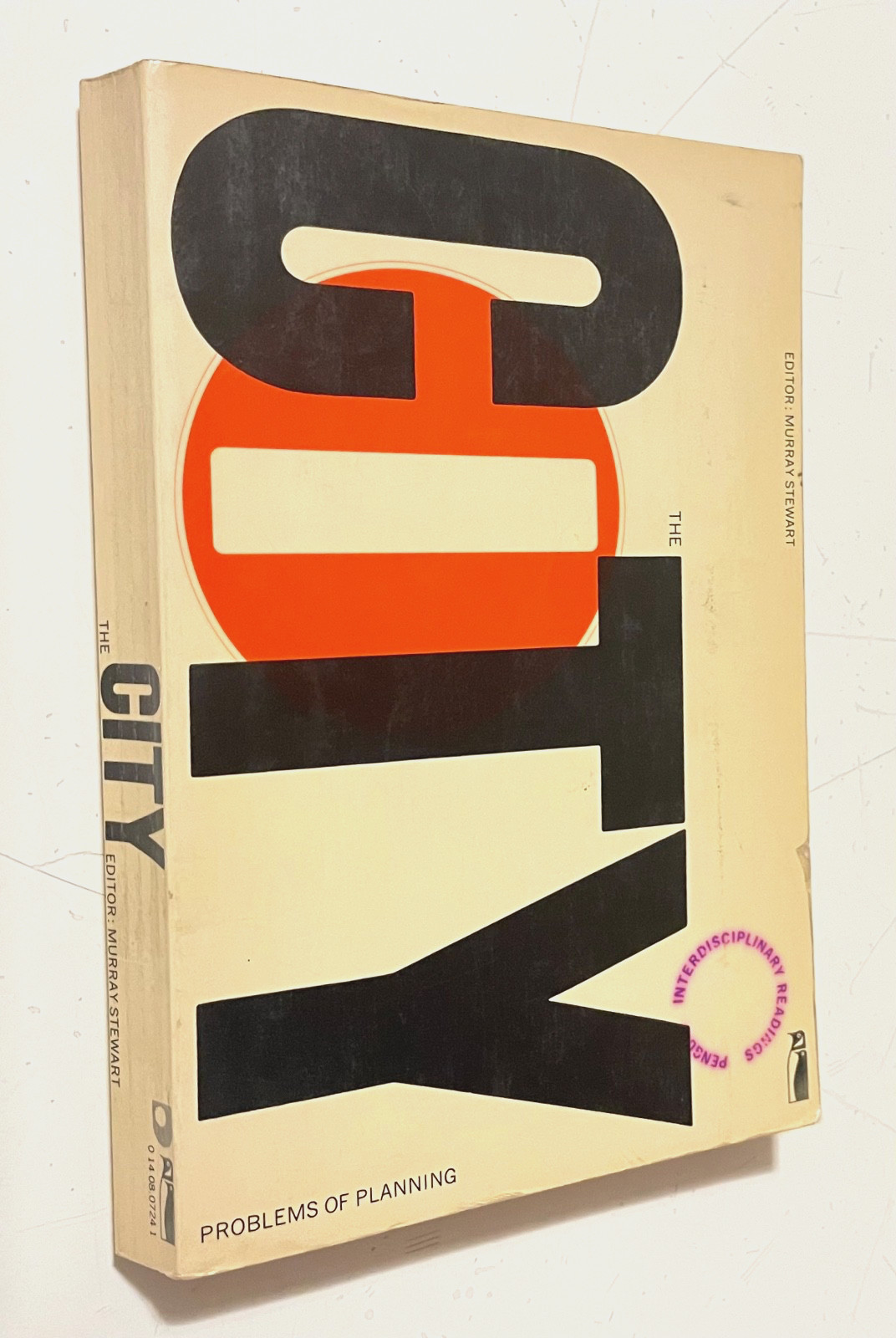 THE CITY Problems of Planning 1972 Urban Policy – Modern Cover Design Penguin