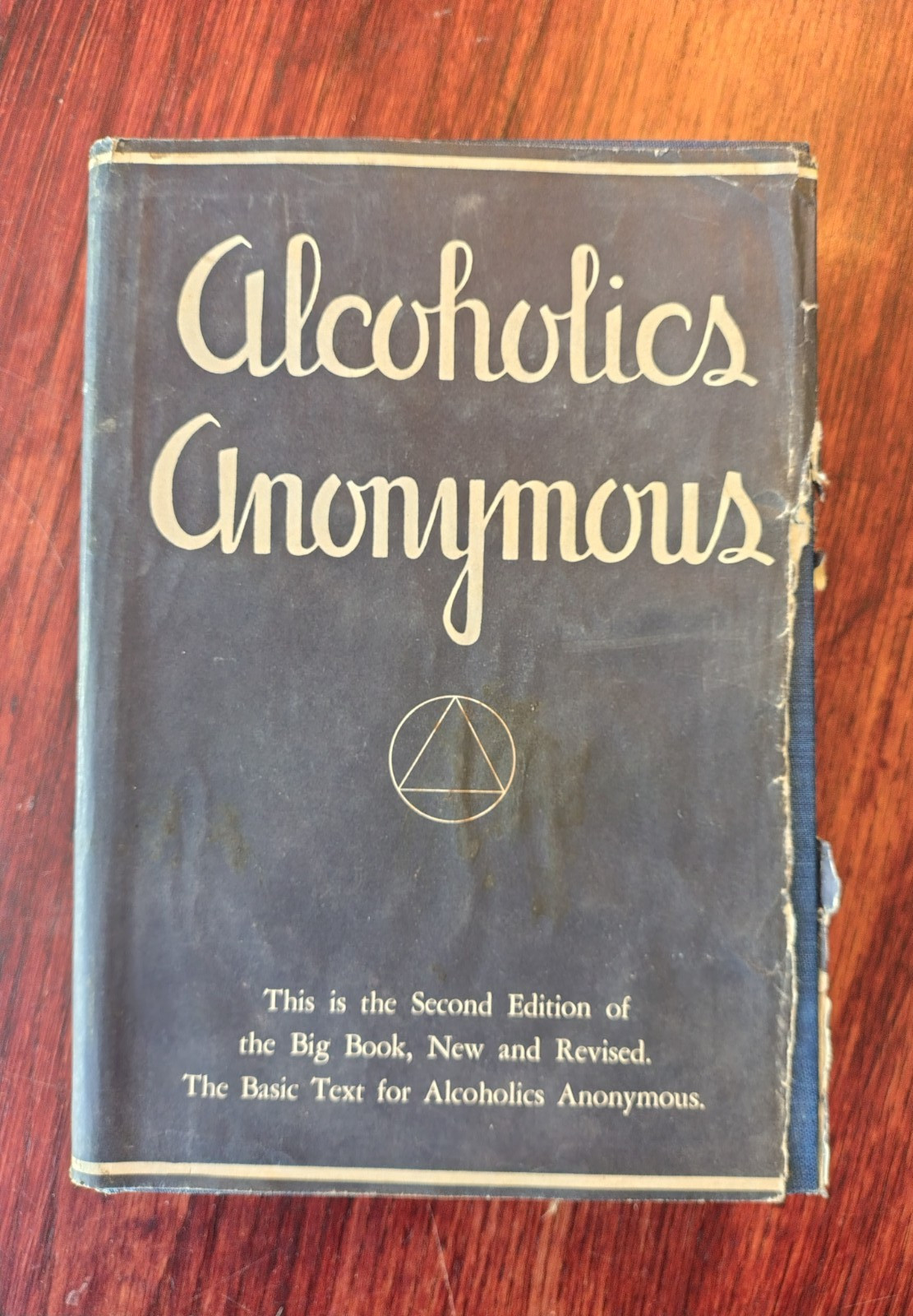 ALCOHOLICS ANONYMOUS Second Revised Edition, 10th Printing 1969, Hardcover
