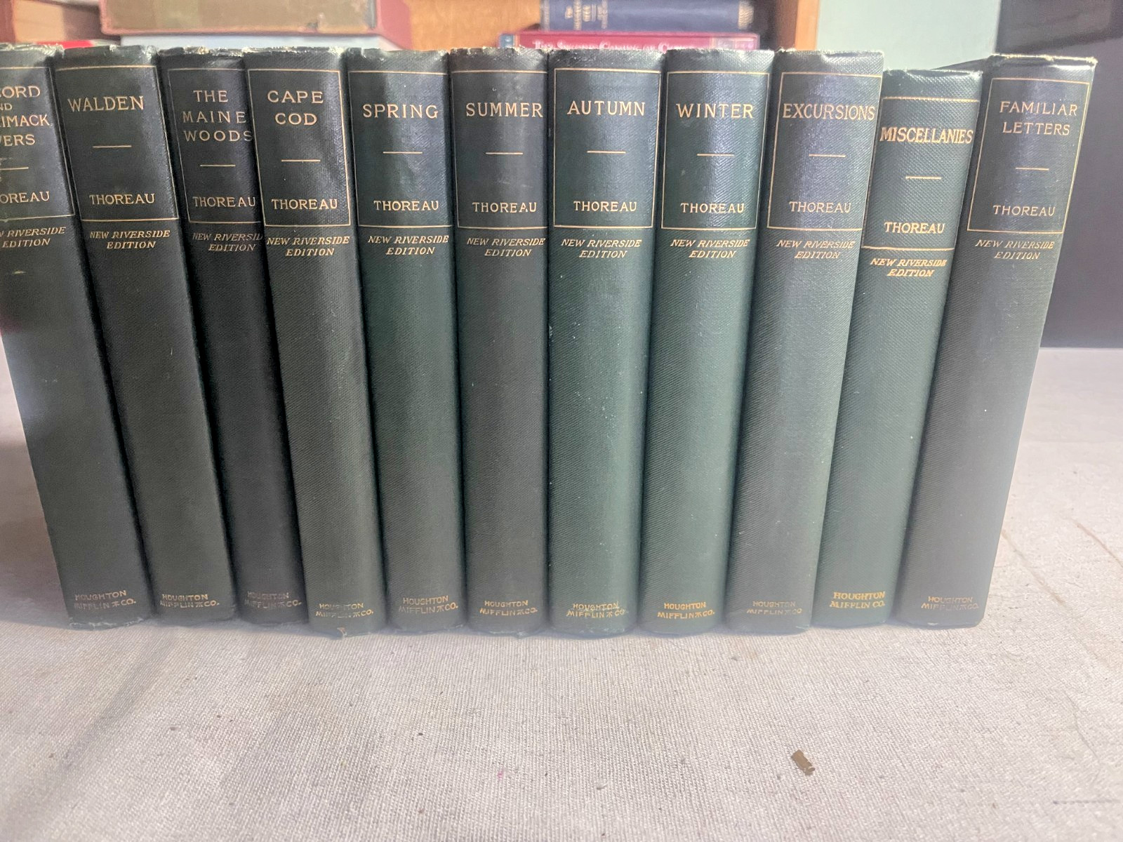 1893 11vol The Writings of Henry David Thoreau New Riverside Edition