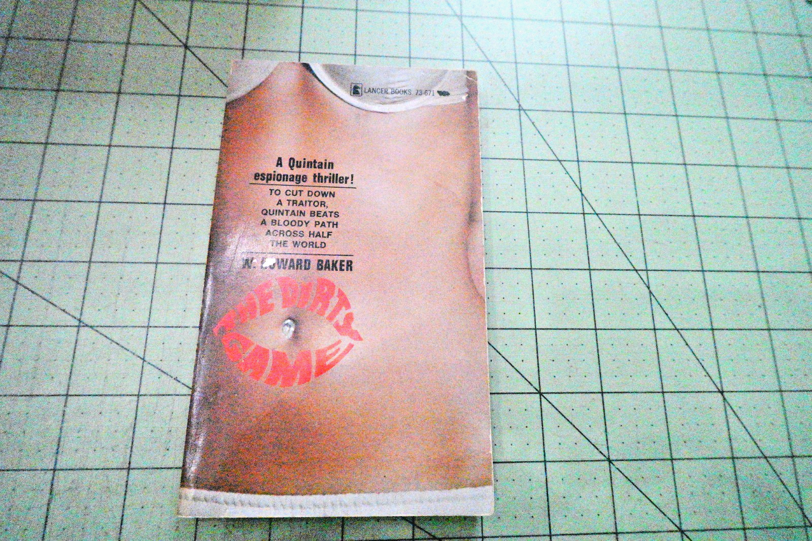 THE DIRTY GAME BY W. HOWARD BAKER 1967 VINTAGE LANCER BKS ESPIONAGE ADVENTURE