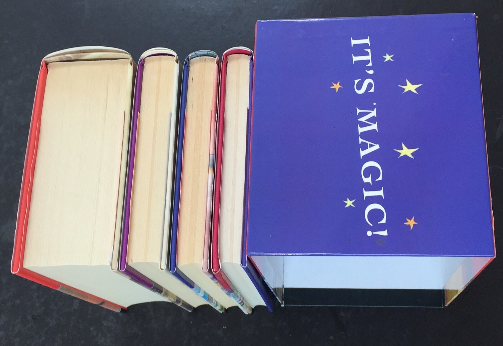 J.K. Rowling, Harry Potter hardback box set, Philosopher’s Stone Chamber Secrets
