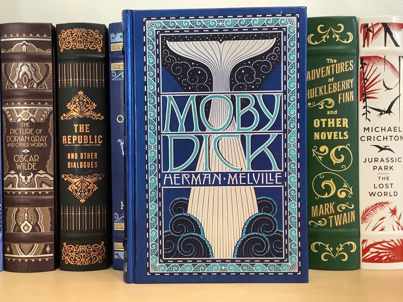 Moby-Dick by Herman Melville – leather-bound – VG