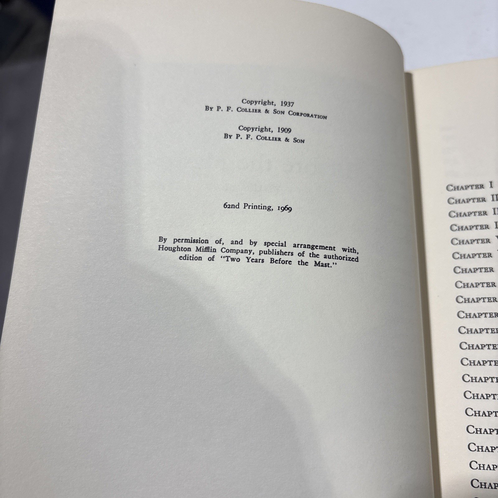 Harvard Classics TWO YEARS BEFORE THE MAST R.H. Dana Jr. DELUXE Edition 1969