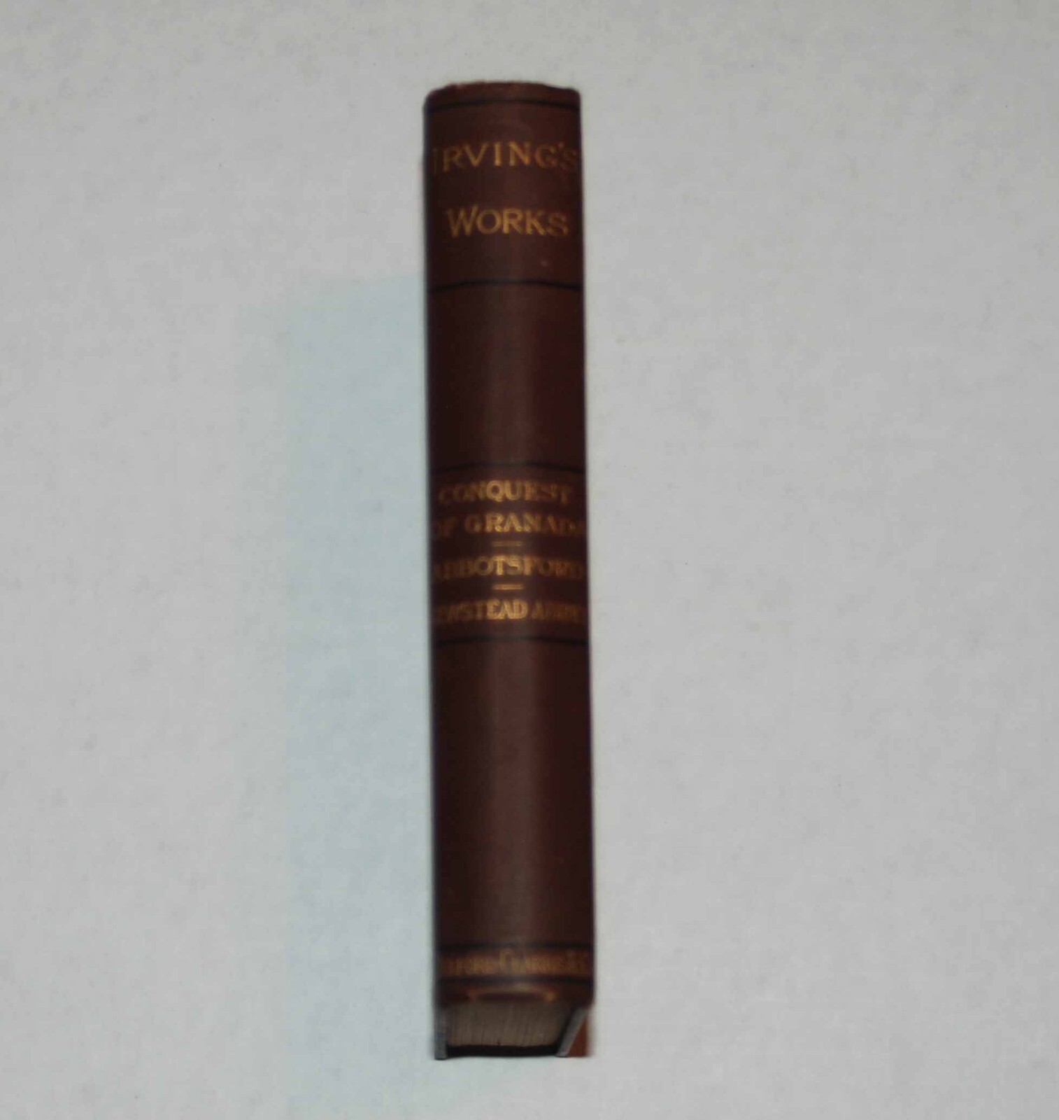 The Conquest of Granada – Irving’s Works Bedford Clark Co – c.1880 – BK31