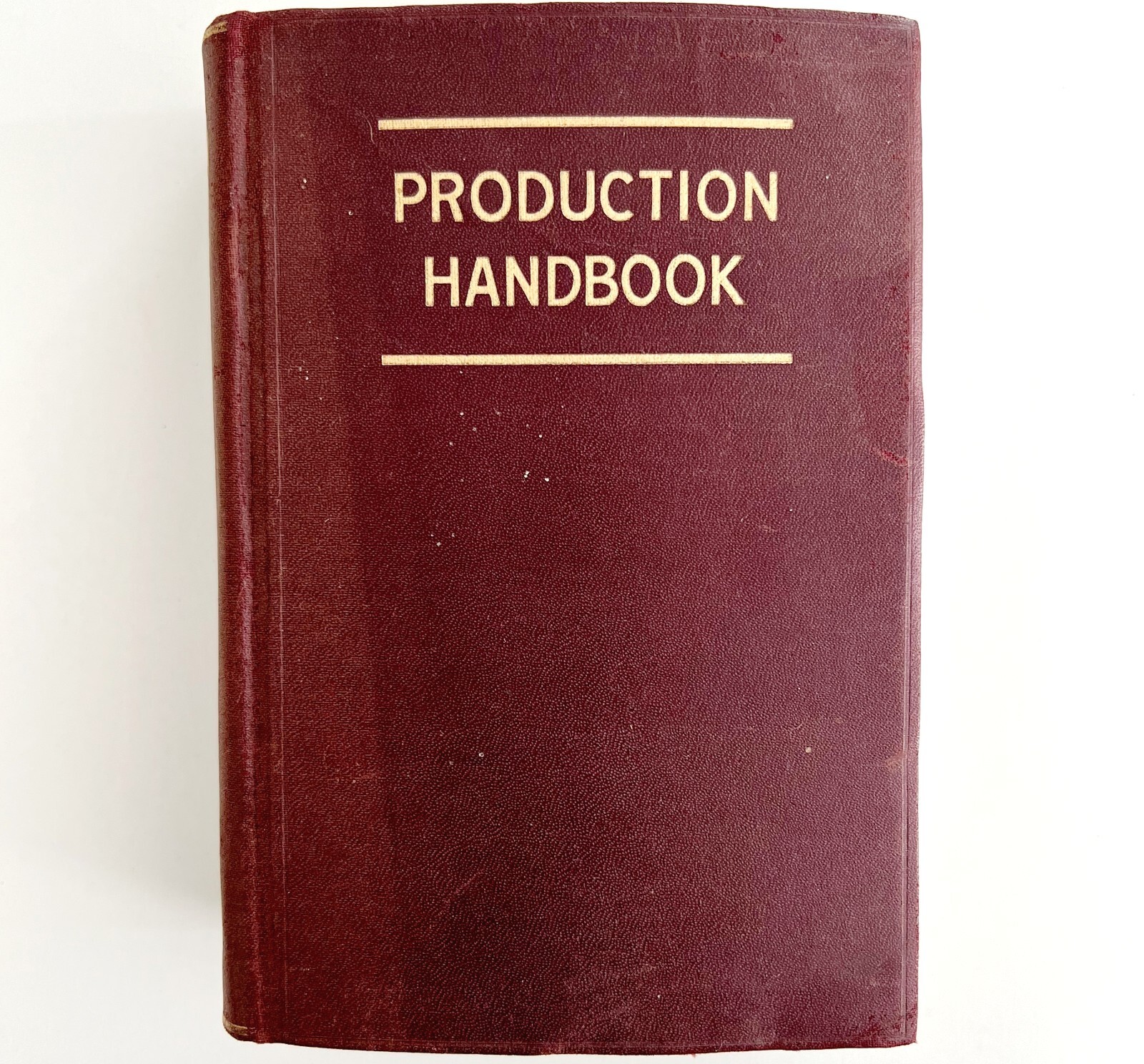 Engineering Production Handbook 1948 2nd Edition Victorian PB Illustrated HBS