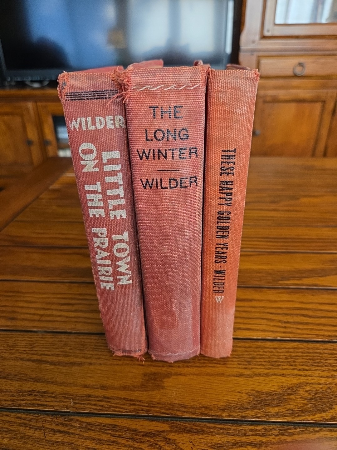 Rare 3 Book Laura Ingalls Wilder HC 1940’s Helen Sewell Illus- 4th, 5th, 7th Eds