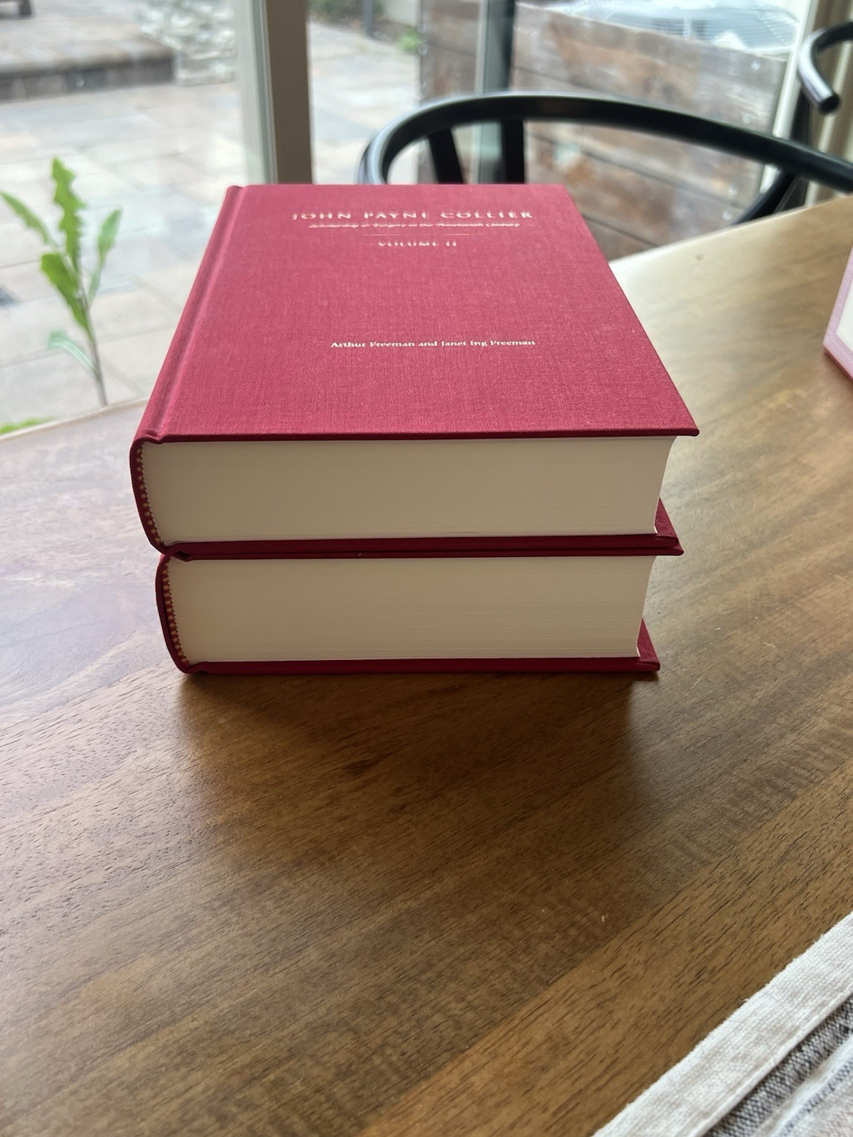 Arthur FREEMAN / John Payne Collier Scholarship and Forgery 1st Edition 2004