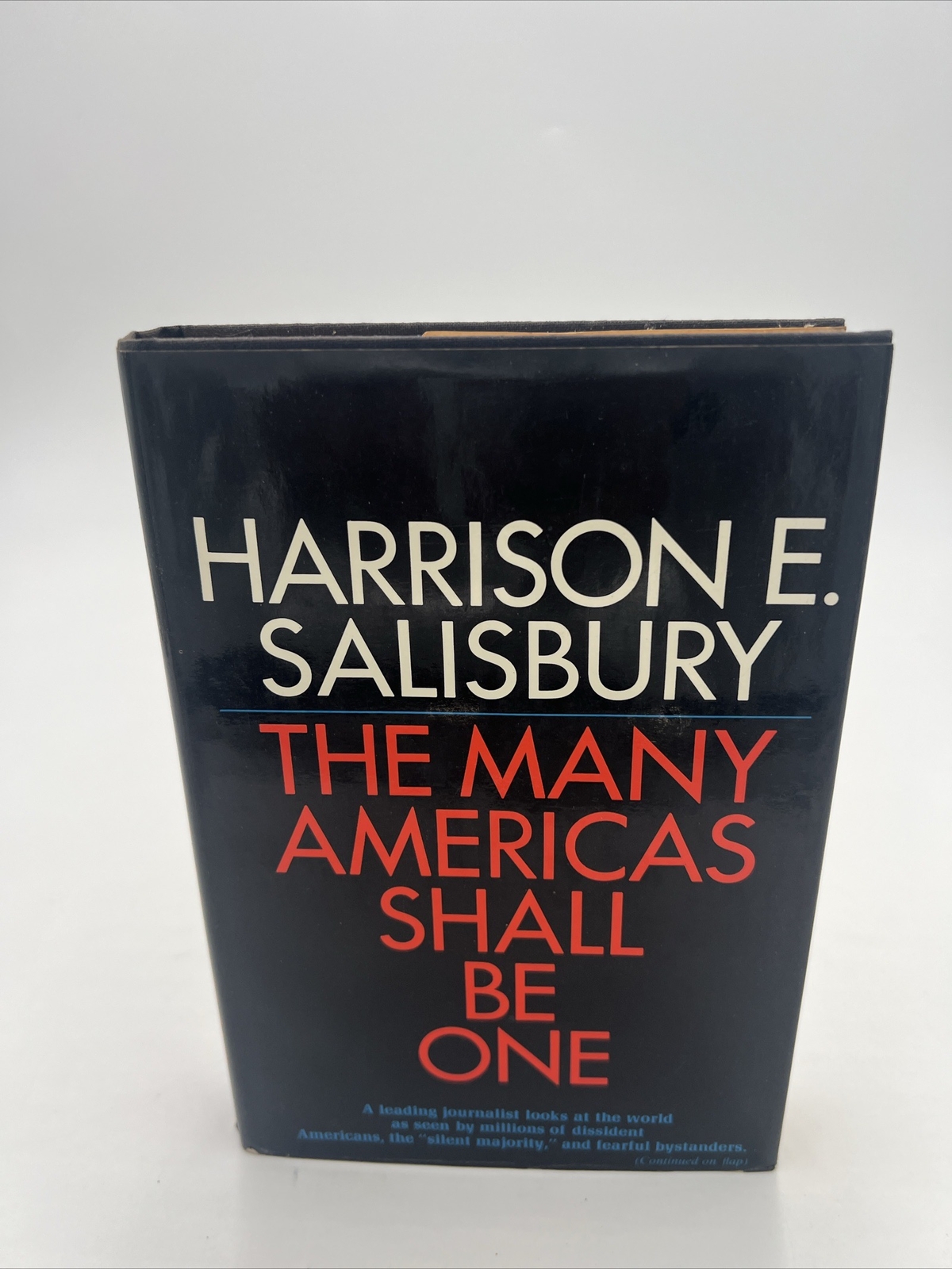 The Many Americas Shall Be One By Harrison E Salisbury 1971 1st Edition Vintage