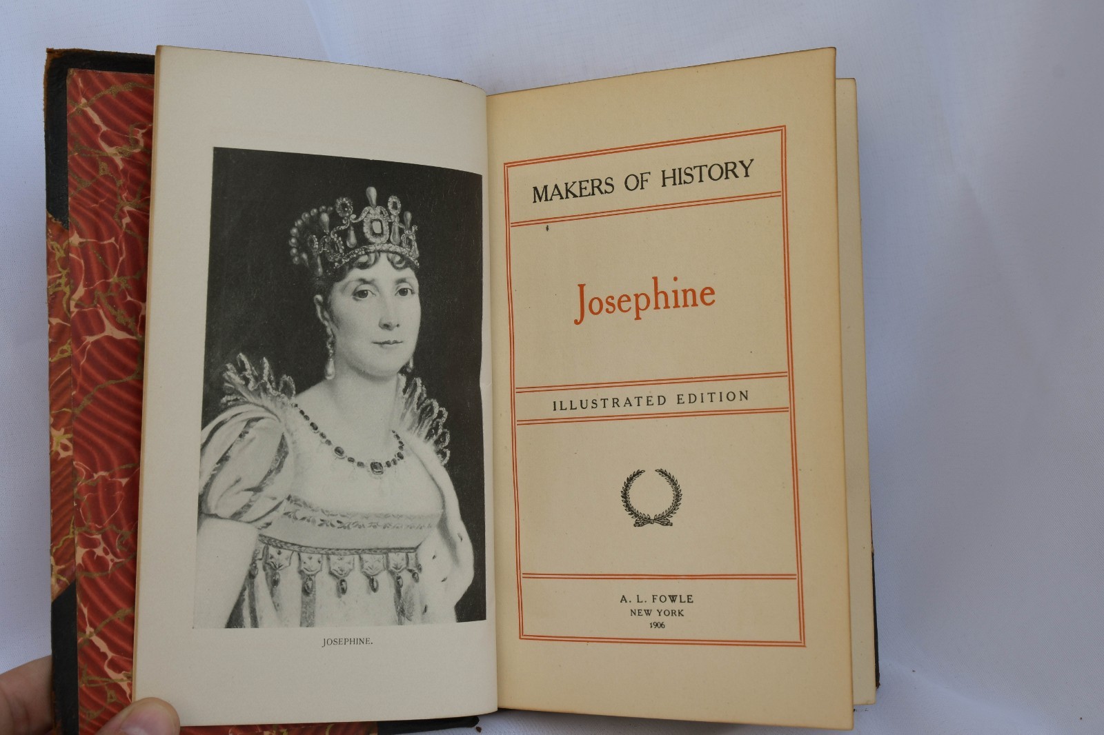 Antique 1906 Makers of History volume XX Josephine Illustrated edition