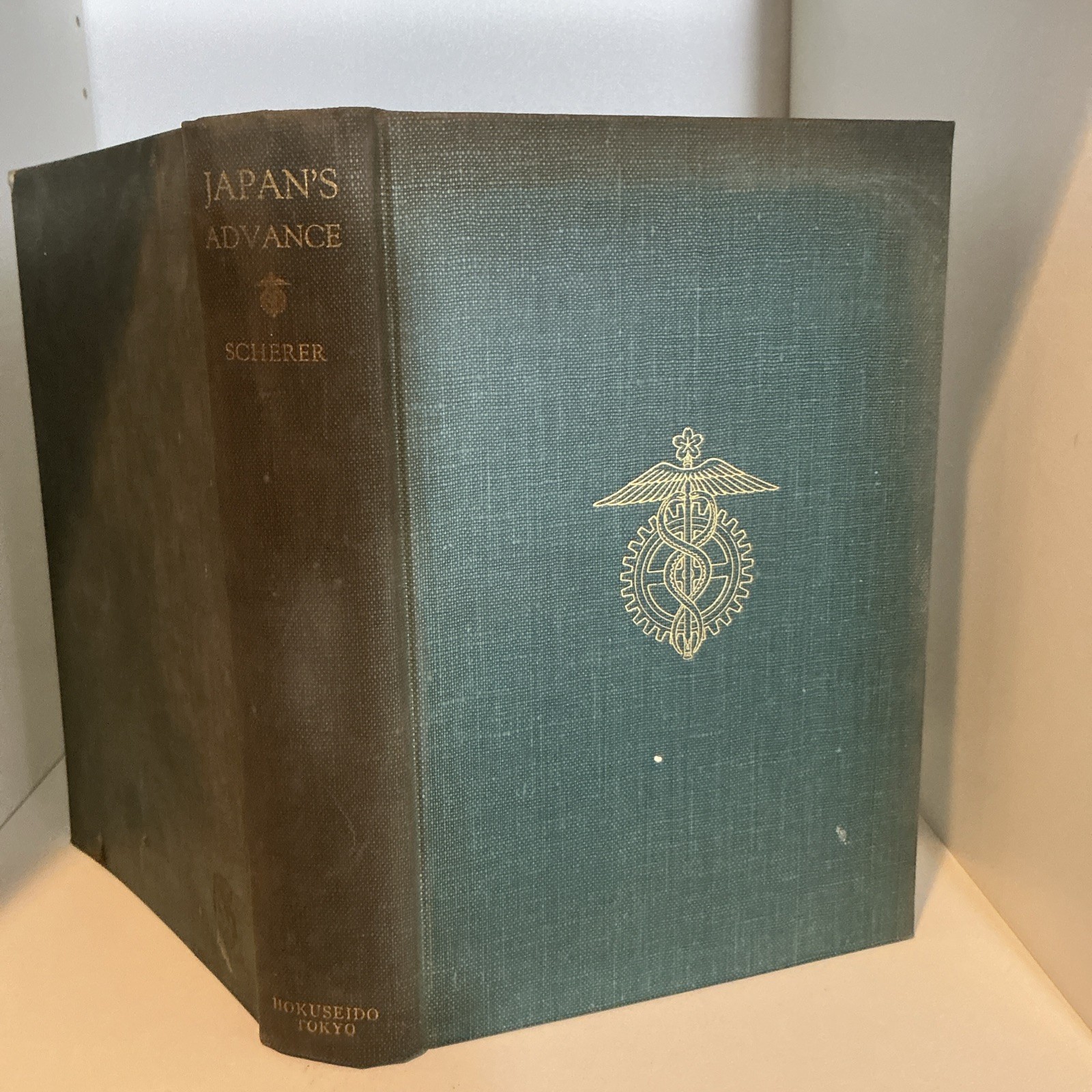 Japan’s Advance by James Scherer Hokuseido press Tokyo 1934 hardcover