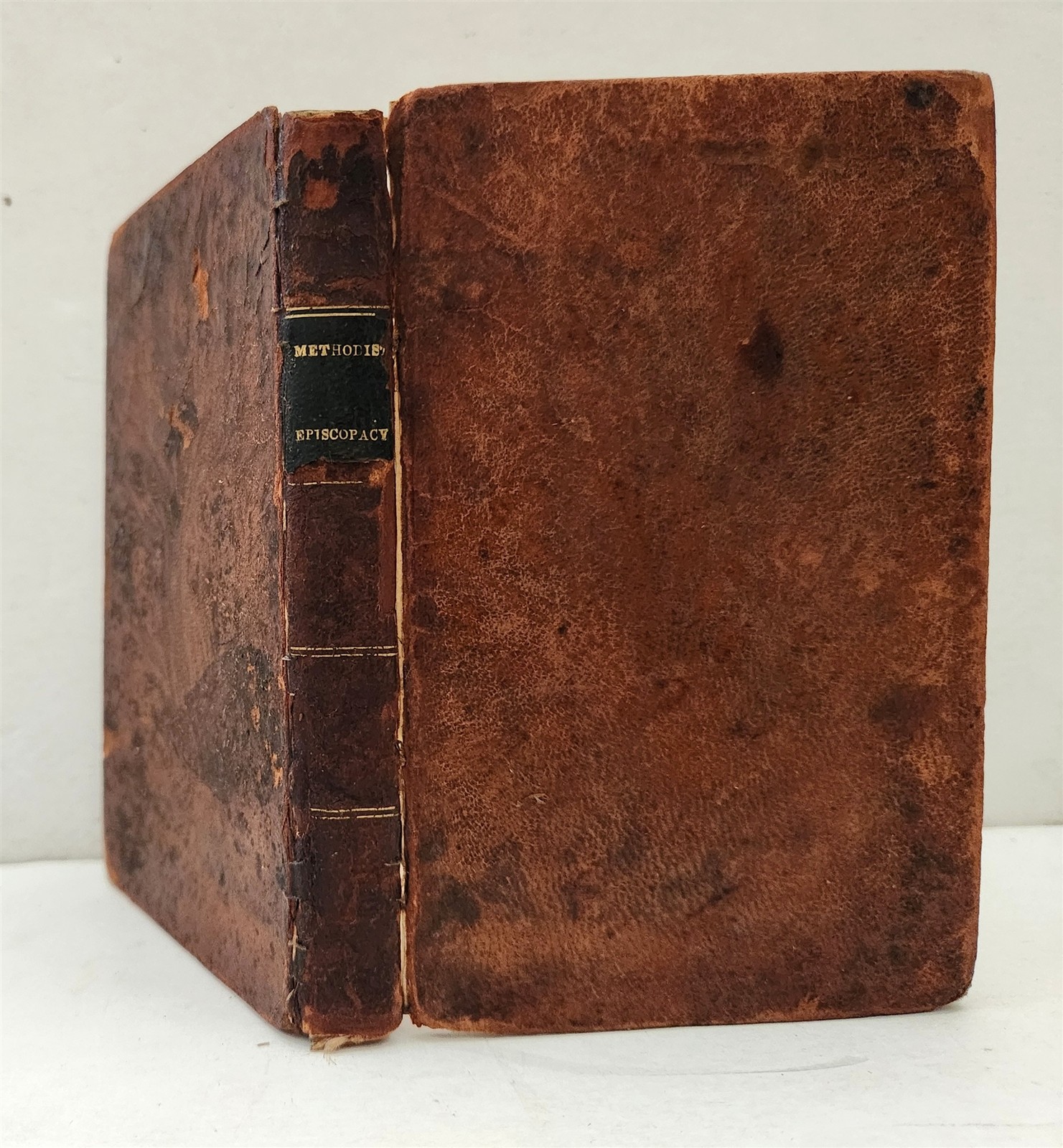 1820 antique VINDICATION of METHODIST EPISCOPACY bangs President Wesleyan Univ