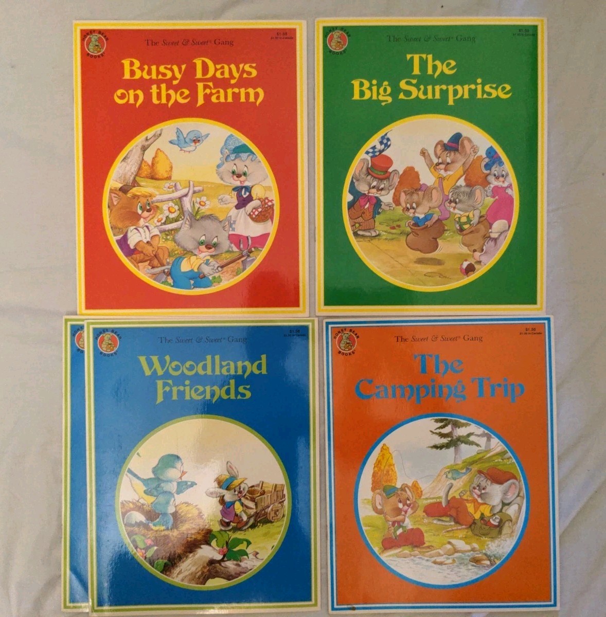 Vintage Honey Bear Books The Sweet & Sweet Gang Kids Books Home School