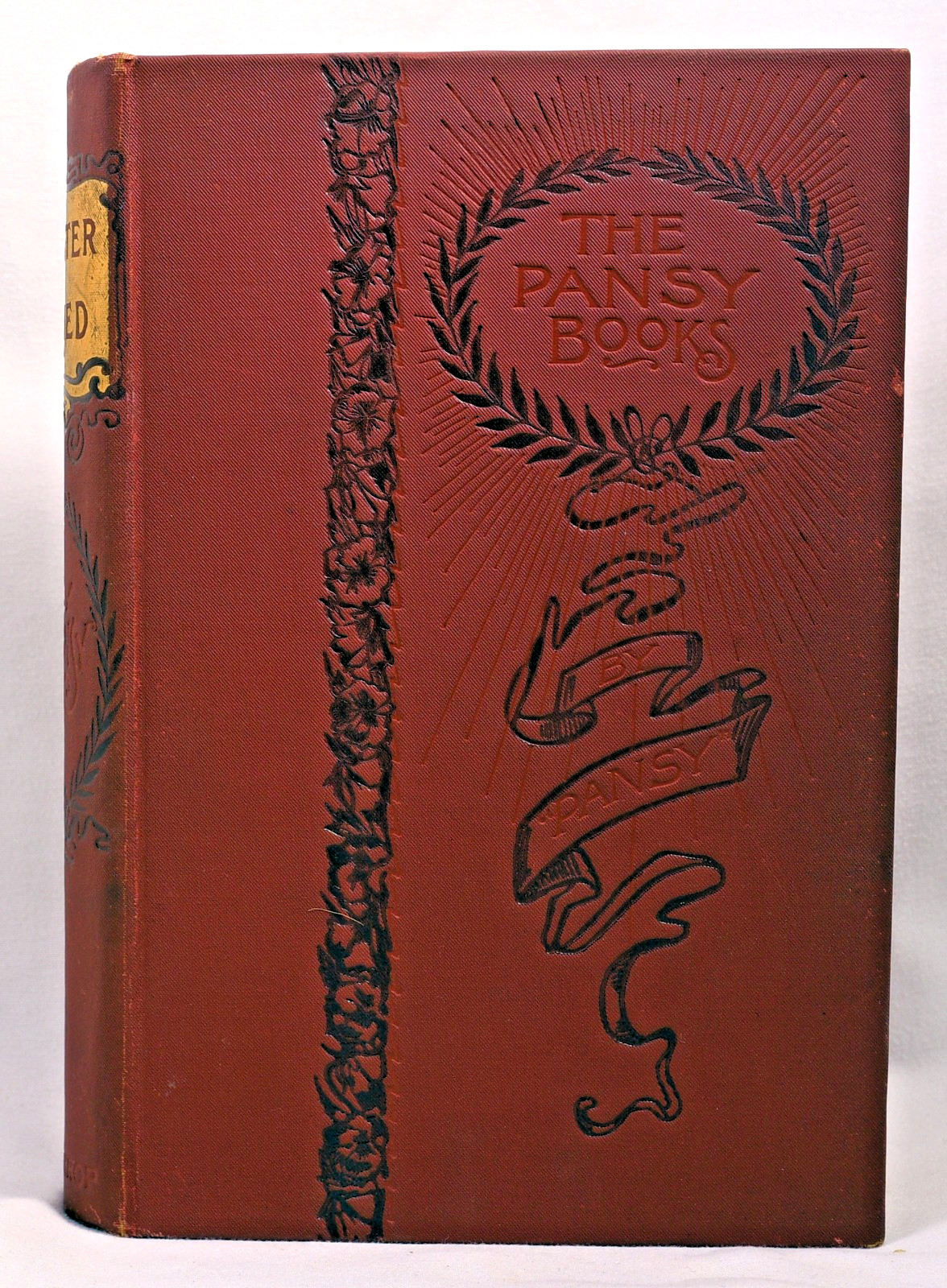 Antique Book Ester Ried Pansy Series by Isabella Alden Hard Cover Good First Pr
