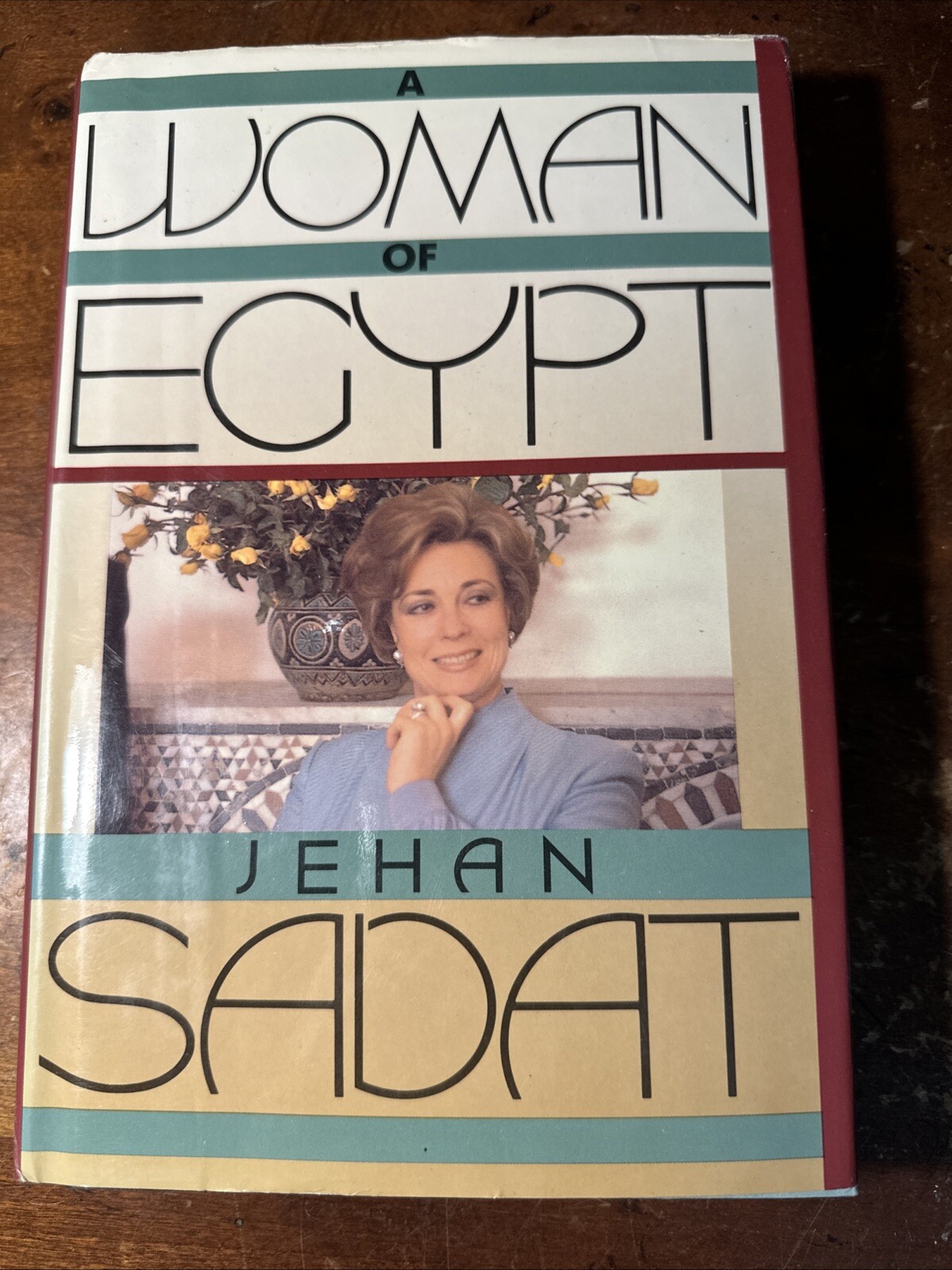 A Woman of Egypt by Jehan Sadat First 1st Edition VG HC 1987 *Mint* Ships Fast