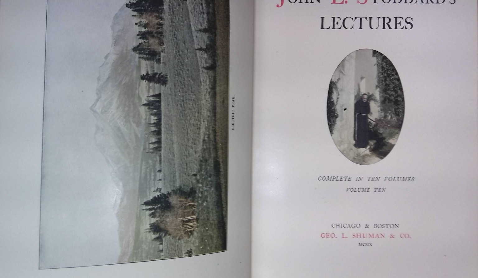 JOHN L. STODDARD’S LECTURES Complete Set 14 Volumes 1910 Hardcover