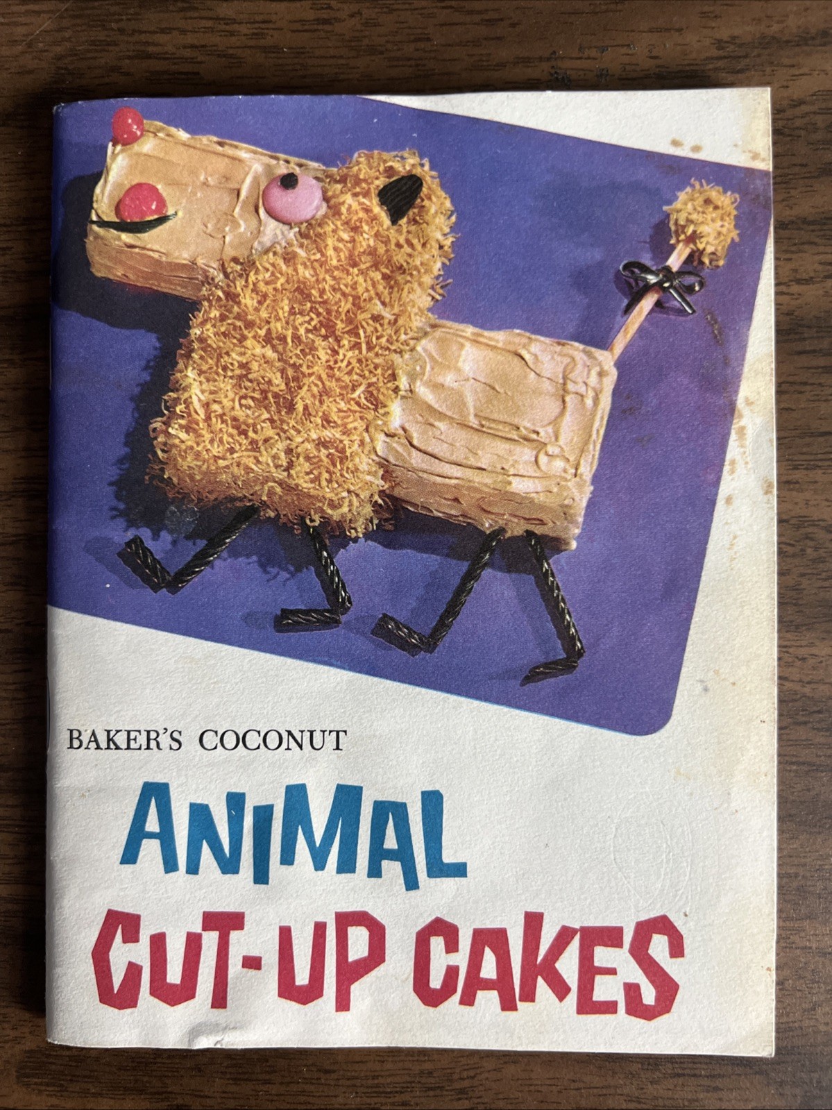 Baker’s Coconut Animal Cut Up Cakes 1959 General Foods Booklet