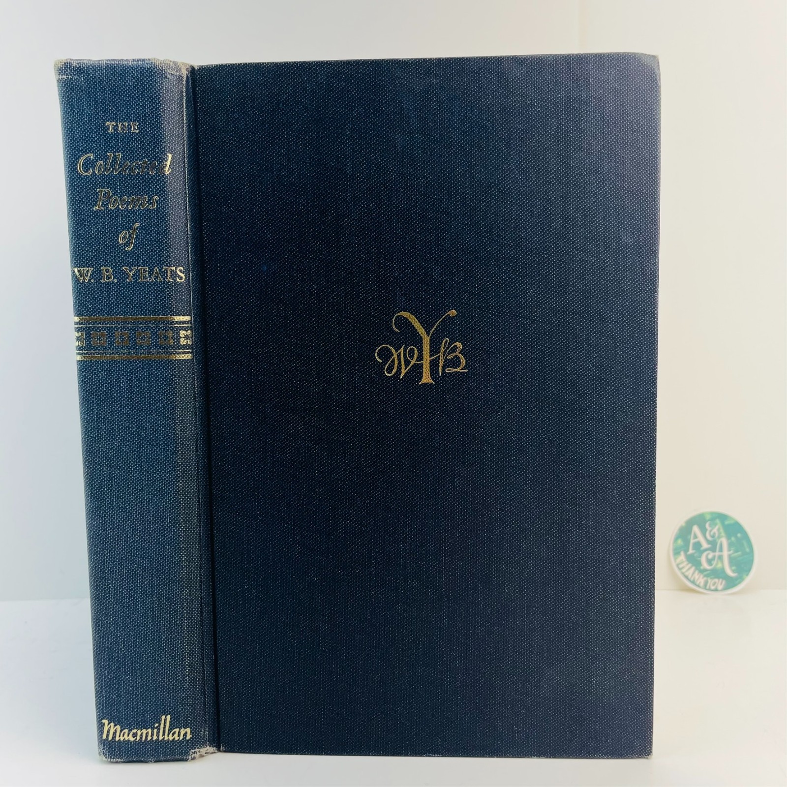 W. B. Yeats THE COLLECTED POEMS OF W. B. YEATS Definitive Edition 1st Ed. 10th P
