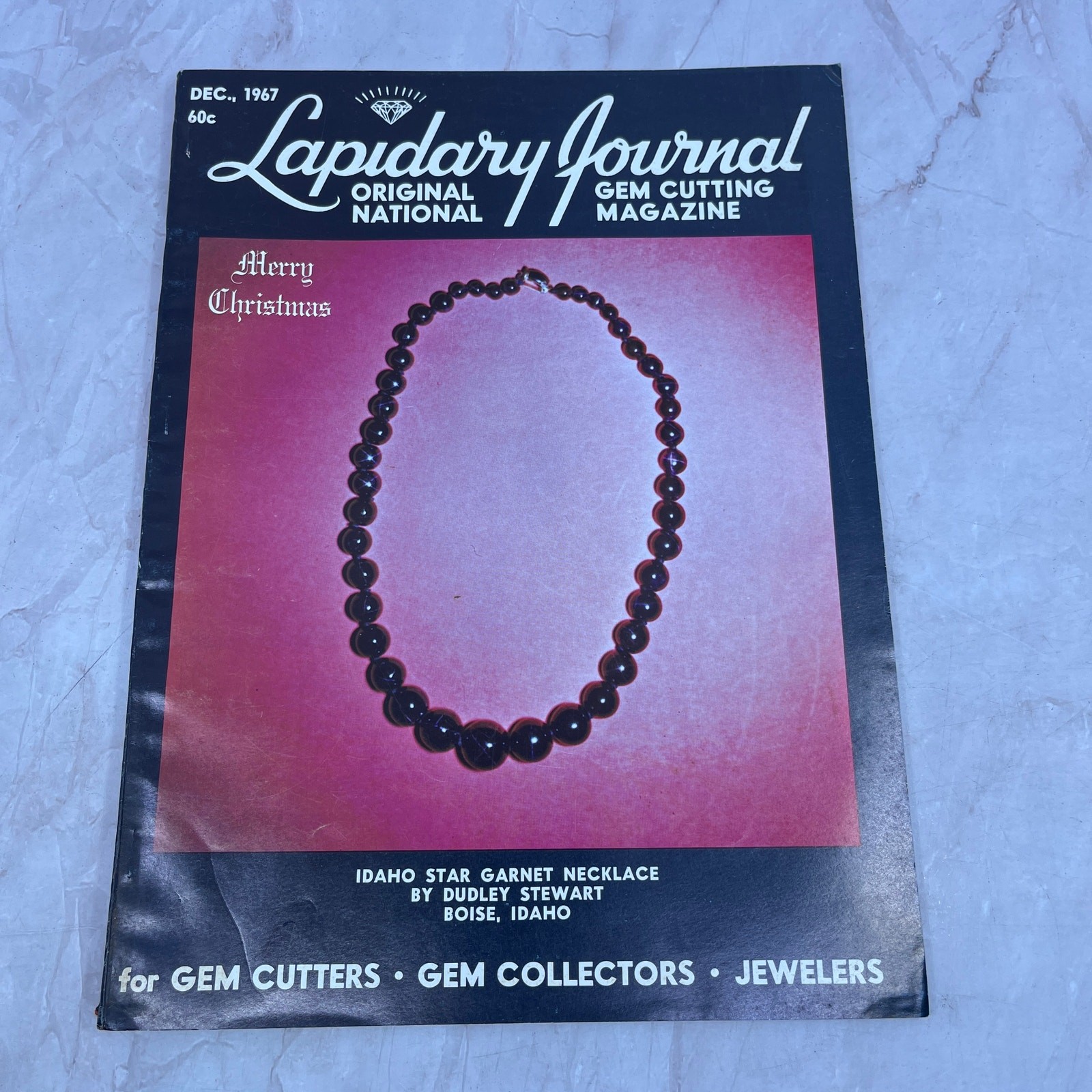 Idaho Star Garnet Necklace Boise – Lapidary Journal Magazine – Dec 1967 M22