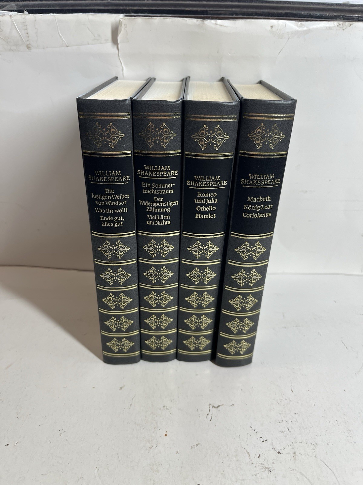 William Shakespeare Lot of 4 Books German Language Vintage 2000 Hardcover
