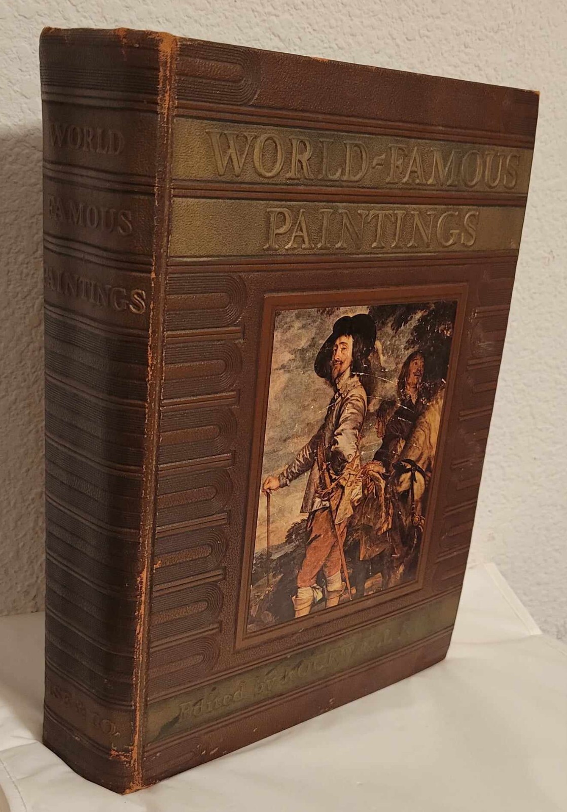 Vintage 1939 World Famous Paintings Book Rockwell Kent 1st Edition