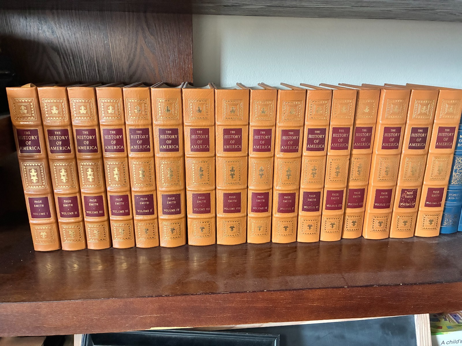 Easton Press History of America 16 Piece Set-Like NEW-Most Never Opened
