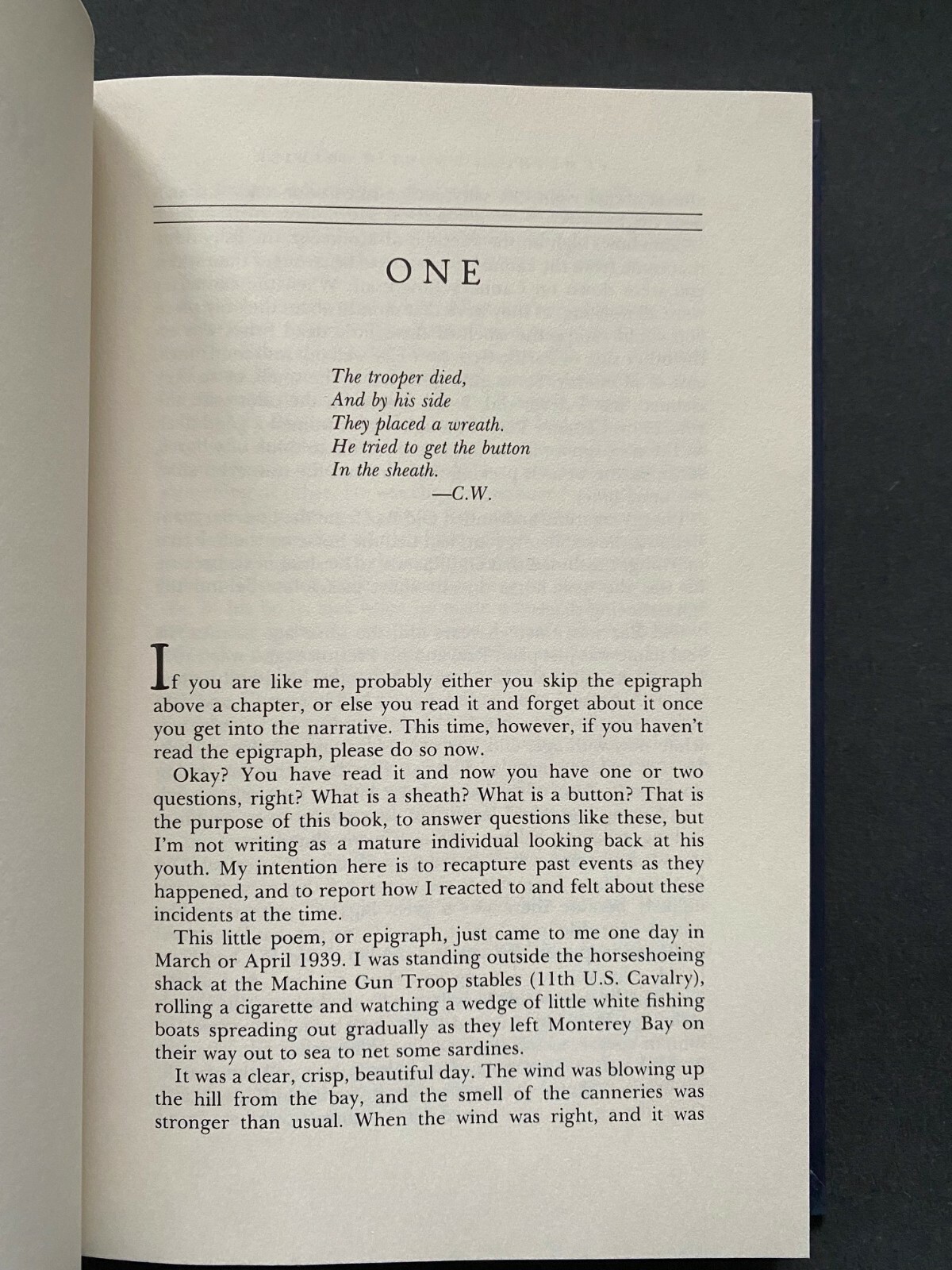 Something About A Soldier, Charles Willeford – 1986 – 1st Ed, 1st Prtg HC Book