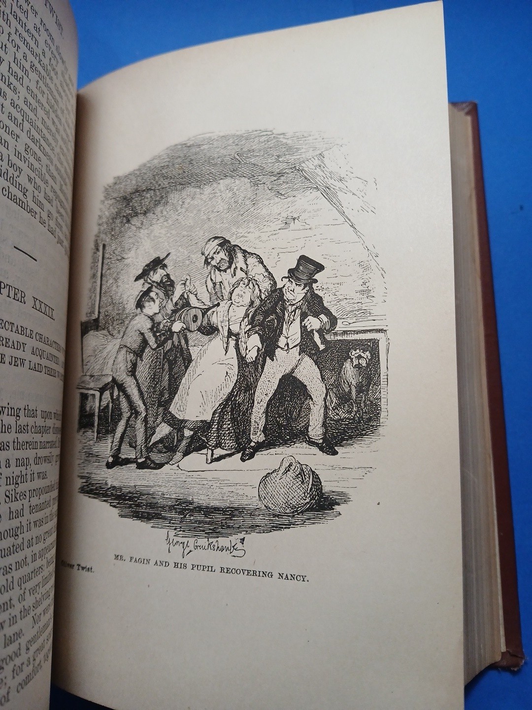 The Adventures of Oliver Twist + A Child’s England by Charles Dickens, 1884