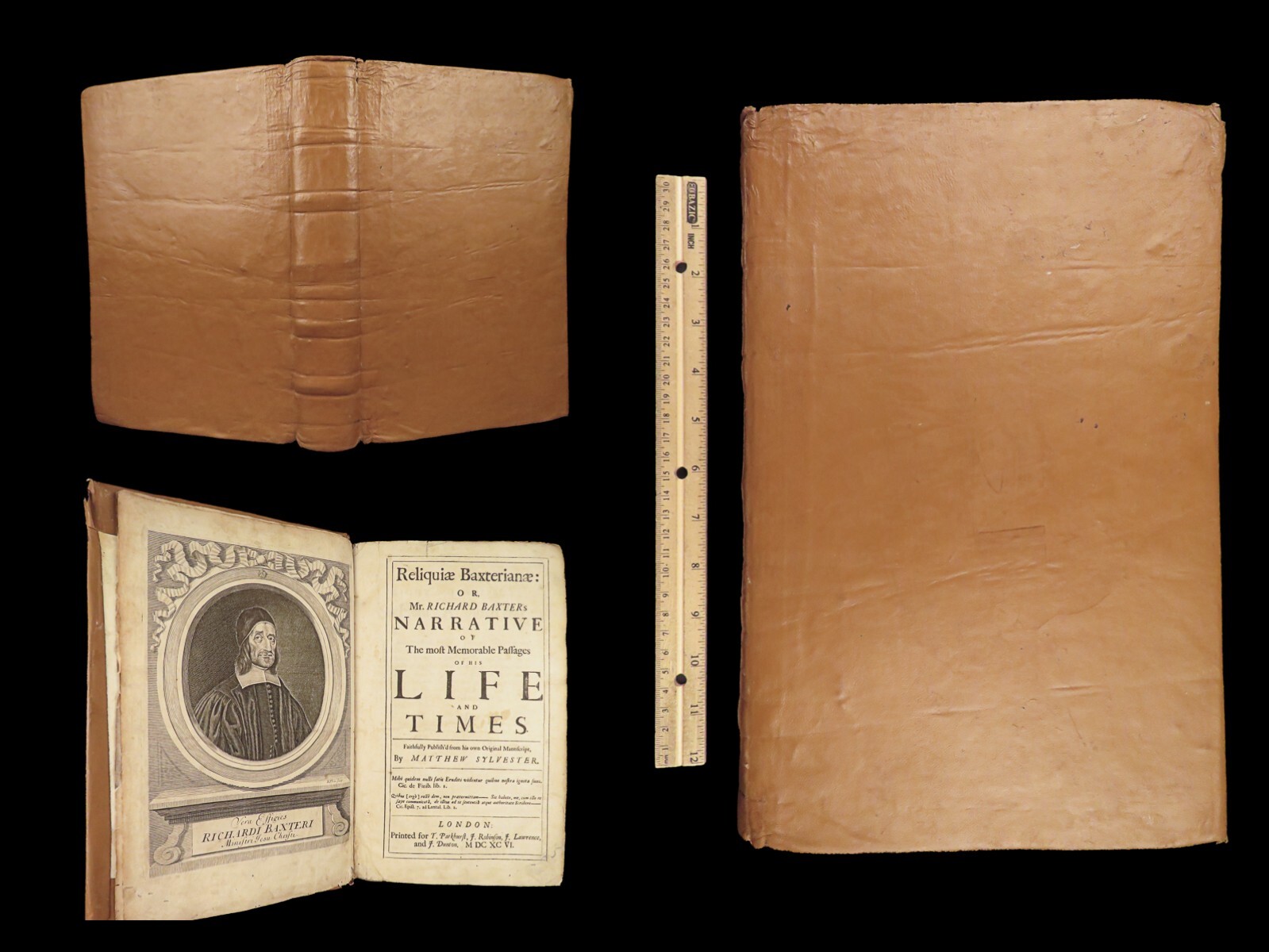 1696 Richard Baxter English Civil War Autobiography | 1st Reliquiae Baxteriana