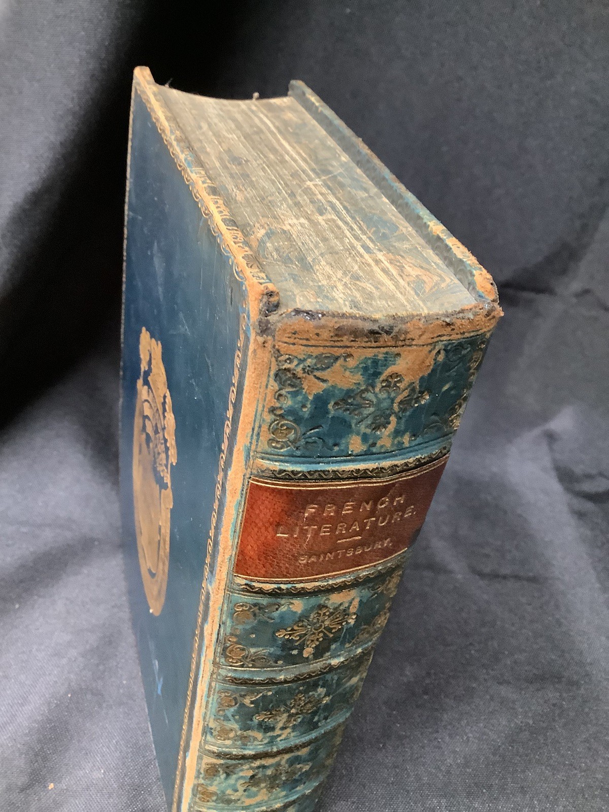 Leather Binding 6th Edition 1901 Short History Of French Literature Saintsbury